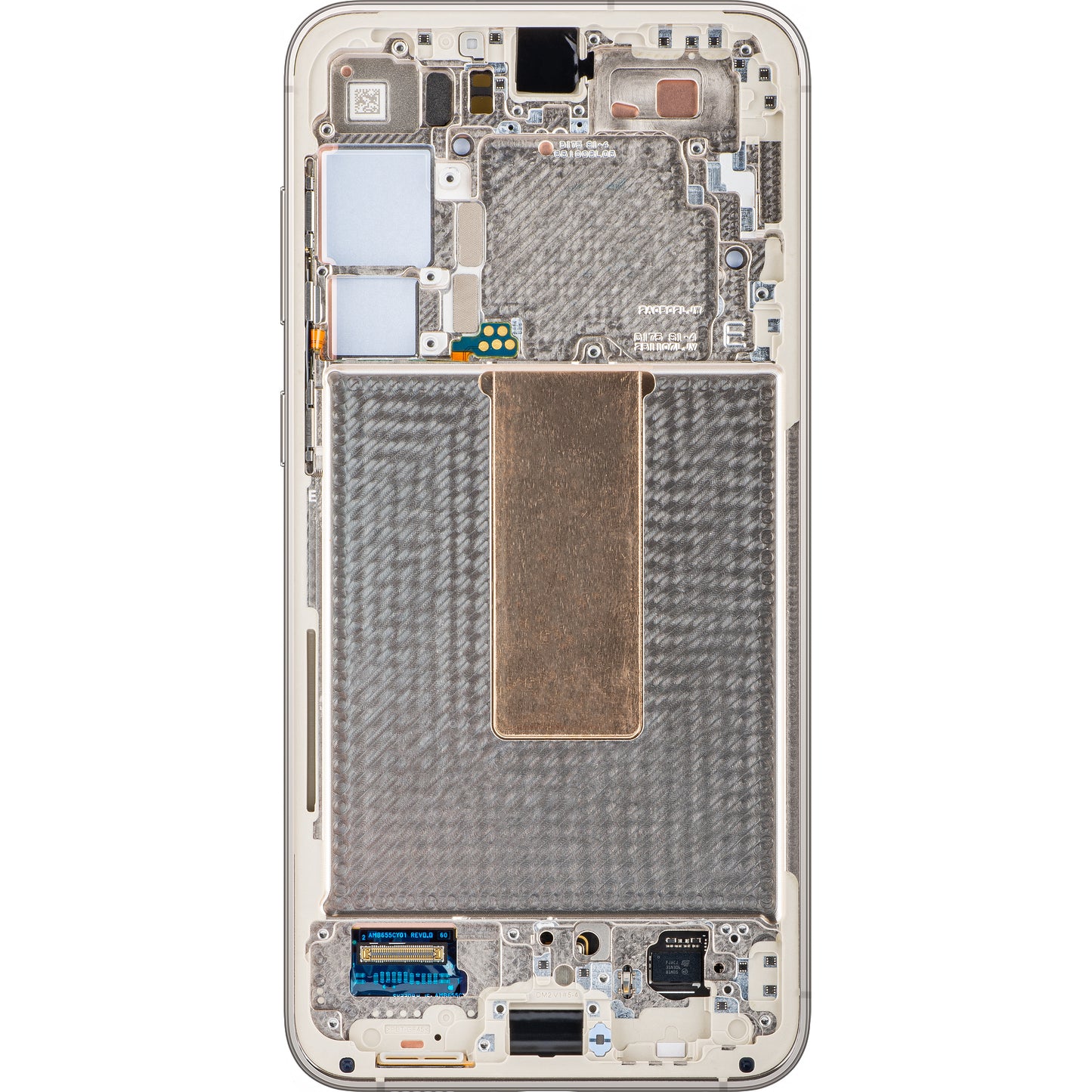 Samsung Galaxy S23+ S916 Touchscreen Display, met Frame, Wit (Cream), Service Pack GH82-30476B