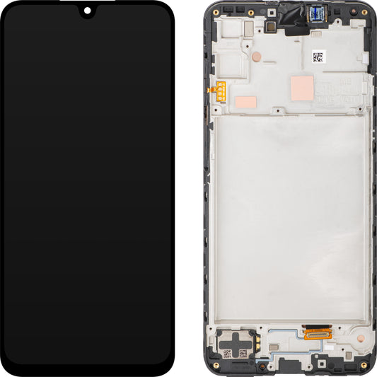 Touchscreen scherm Samsung Galaxy A16 4G A165, met frame, zwart, Service Pack GH82-36253A 
