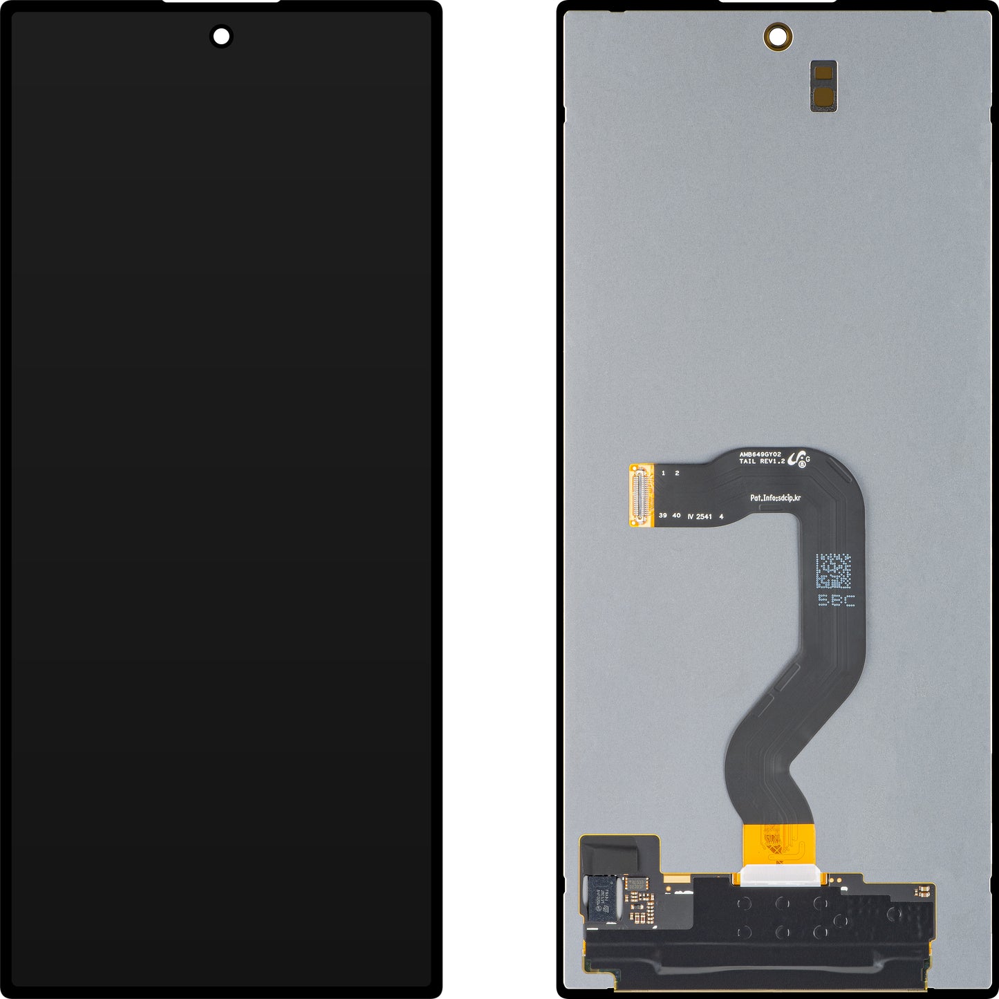 Display met Touchscreen Samsung Galaxy Z Fold7 F966, Sub Outer, Service Pack GH82-37544A