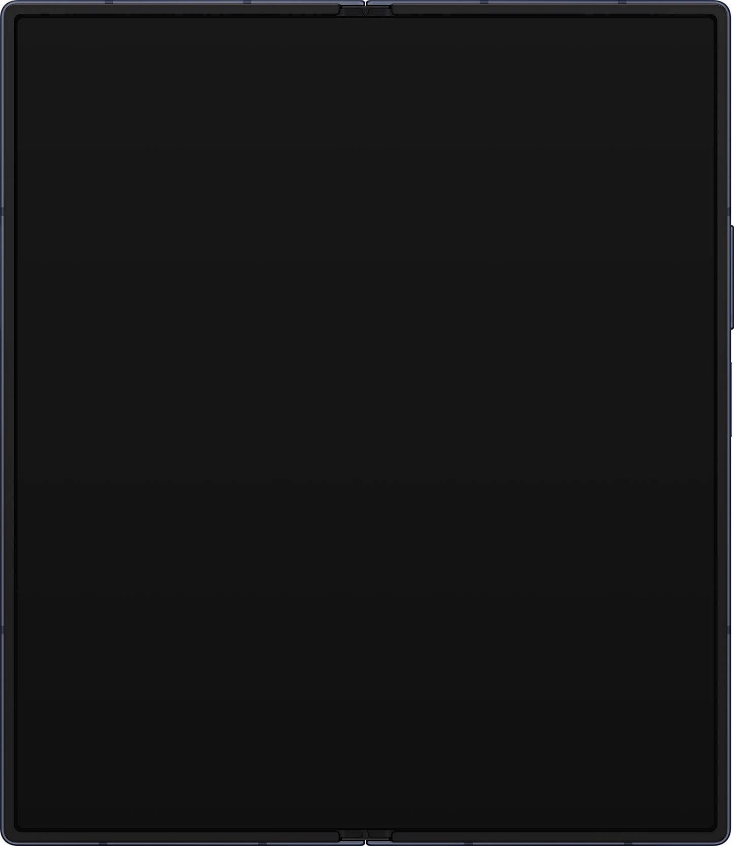Samsung Galaxy Z Fold6 F956 Touchscreen Display, met frame, Sub Inner, Marineblauw (Navy), Service Pack GH82-35042C