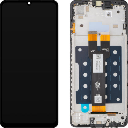 Samsung Galaxy A07 Touchscreen Display met Frame, Zwart, Service Pack GH81-28713A