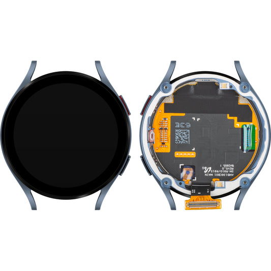 Samsung Galaxy Watch5 44mm Touchscreen Display, met Frame, LTE Versie, Blauw, Service Pack GH82-30043B