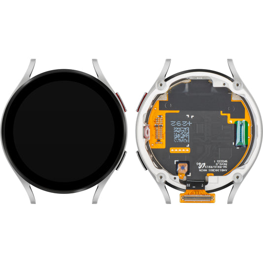 Samsung Galaxy Watch5 44mm Touchscreen Display, met Frame, LTE Versie, Zilver, Service Pack GH82-30043C