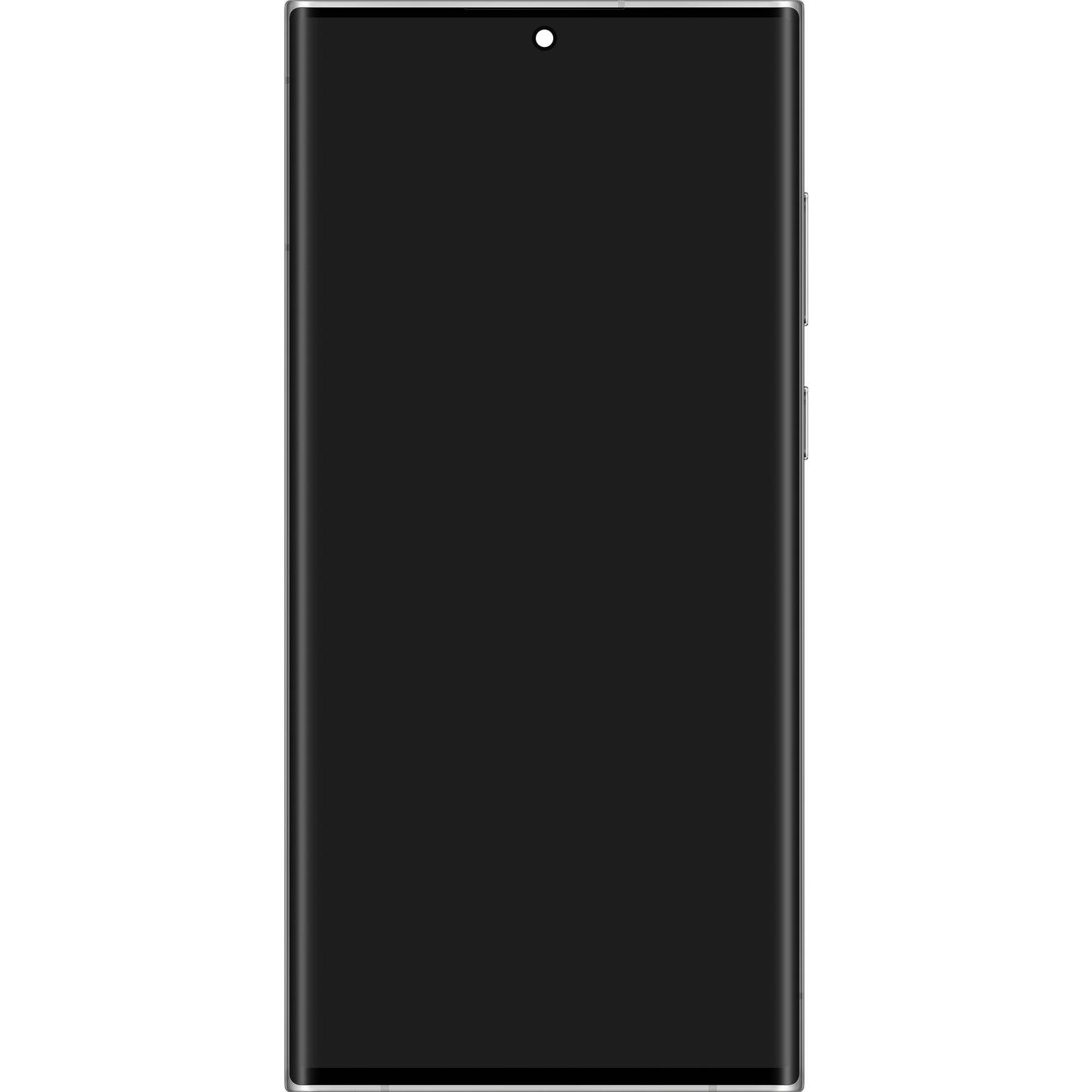 Touchscreen scherm Samsung Galaxy S22 Ultra 5G S908, met frame, wit, Service Pack GH82-27488C