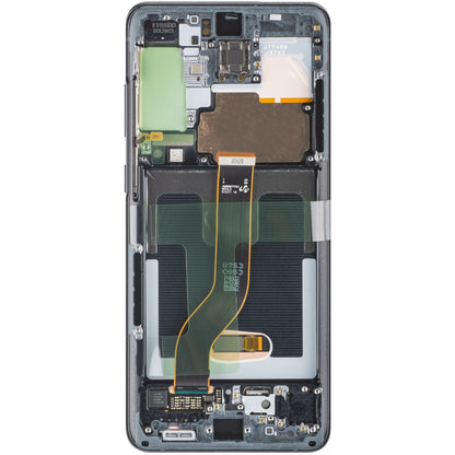 Touchscreen scherm Samsung Galaxy S20+ 5G G986 / S20+ G985, met frame, zwart, Service Pack GH82-31441A 