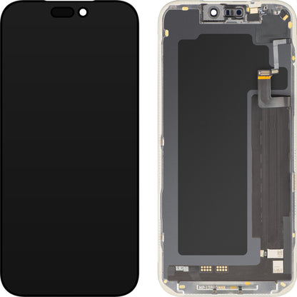 Touchscreen-display met lichtnabiheidssensor MP compatibel met Apple iPhone 17 Pro Max, met frame, OLED FHD 120Hz diagnostische softwareversie, zwart
