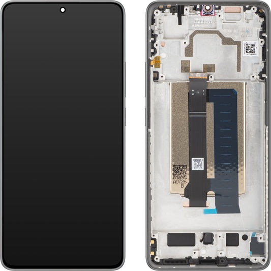 Display met Touchscreen Xiaomi Poco X6 Pro, met Frame, Grijs, Service Pack 560001N11A00