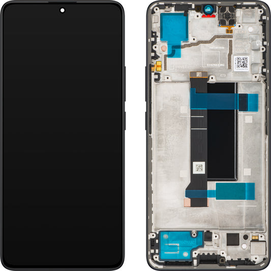 Display met Touchscreen Xiaomi Poco X6, met Frame, Zwart, Service Pack 560003N16P00