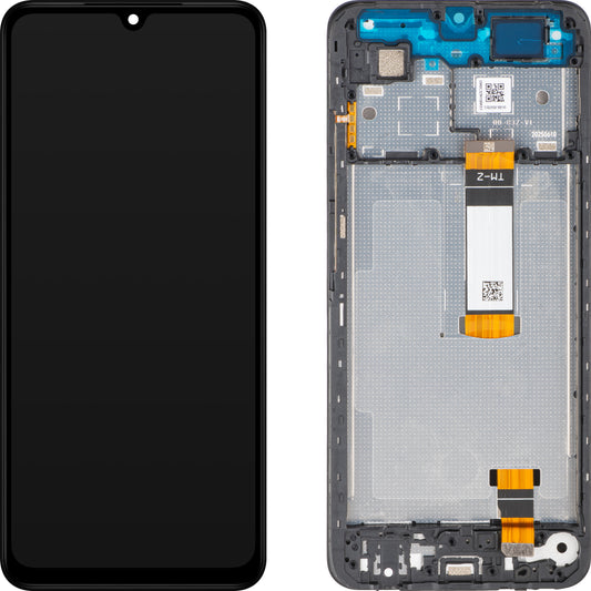 Display met Touchscreen Xiaomi Poco C71 / Redmi A5 4G, met Frame, Long Flex Versie, Zwart, Service Pack 56000100C3Z00