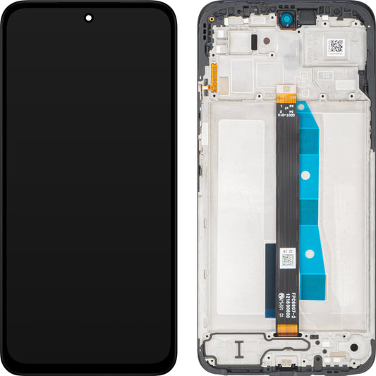 Display met Touchscreen Xiaomi Poco M7 4G / Redmi 15 4G, met Frame, Europese Versie, Zwart, Service Pack 560001O19AP00