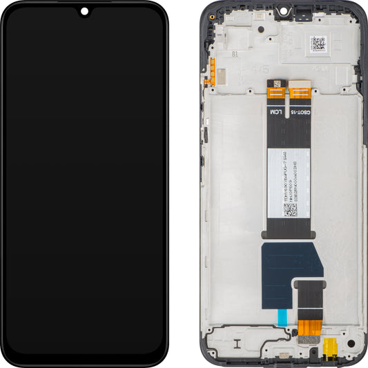 Touchscreen Display Xiaomi Poco C85 4G / Redmi 15C 4G, met Frame, Globale Versie, Zwart, Swap 5600020P15A00