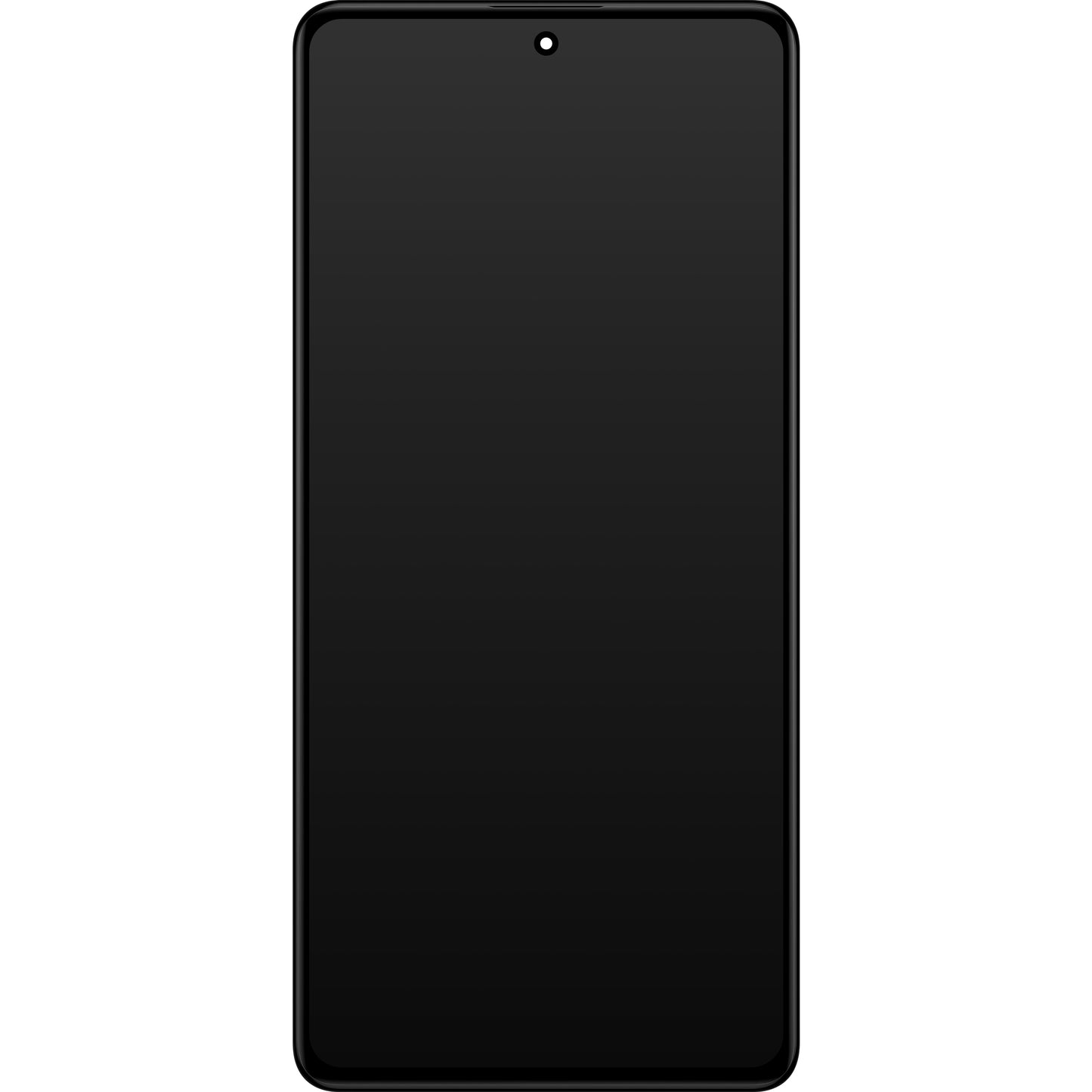 Xiaomi Redmi Redmi Note 12 Pro 5G Touchscreen Display with Frame, Black (Midnight Black), Service Pack 5600010M1600