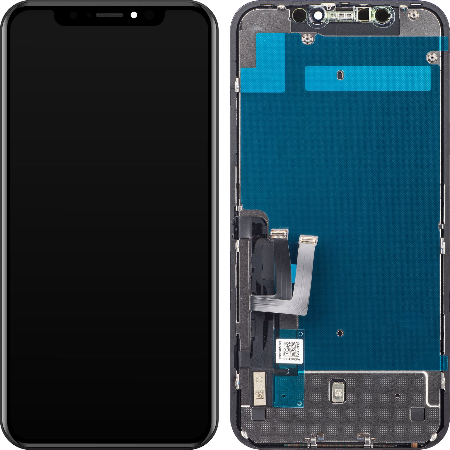 ZY Touchscreen Display voor Apple iPhone 11, met Frame, LCD In-Cell IC Beweegbaar, Zwart 