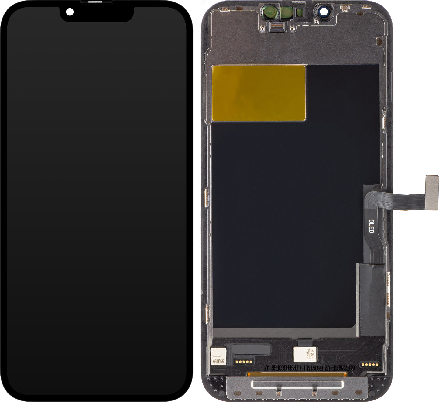 ZY Touchscreen Display voor Apple iPhone 13 Pro, met Frame, In-Cell IC Beweegbare LCD Versie, Zwart 