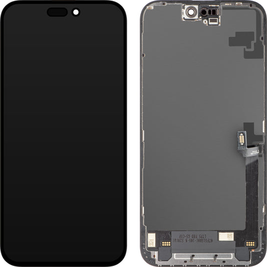 Display met Touchscreen ZY voor Apple iPhone 16 Plus, met Frame, LCD In-Cell Versie, Zwart