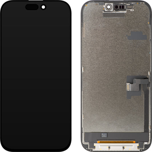 Display met Touchscreen ZY voor Apple iPhone 16 Pro, met Frame, LCD In-Cell IC Movable Versie, Zwart