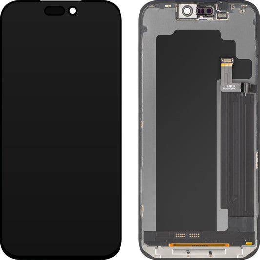 Display met Touchscreen ZY voor Apple iPhone 17 Pro Max, met Frame, LCD In-Cell IC Movable Versie, Zwart