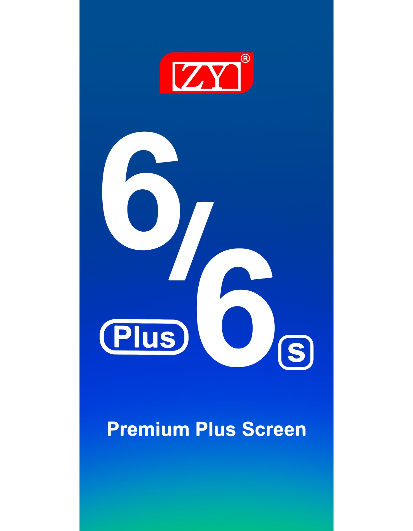 ZY Touchscreen Display voor Apple iPhone 6s Plus, met frame, Premium Plus, zwart 