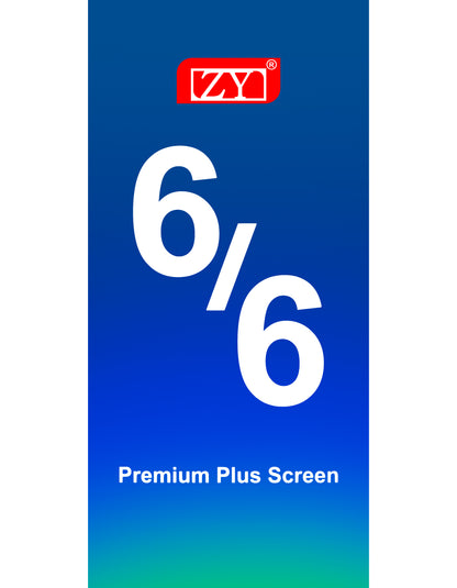 ZY Touchscreen Display voor Apple iPhone 6, met Frame, Premium Plus, Wit 