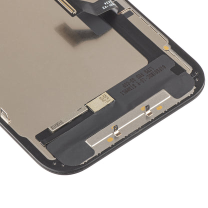 ZY Touchscreen Display voor Apple iPhone 15, met Frame, LCD In-Cell IC Beweegbaar, Zwart 