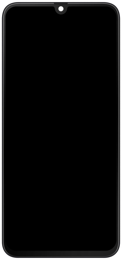 Touchscreen scherm Samsung Galaxy A70 A705, met frame, zwart, Service Pack GH82-19747A