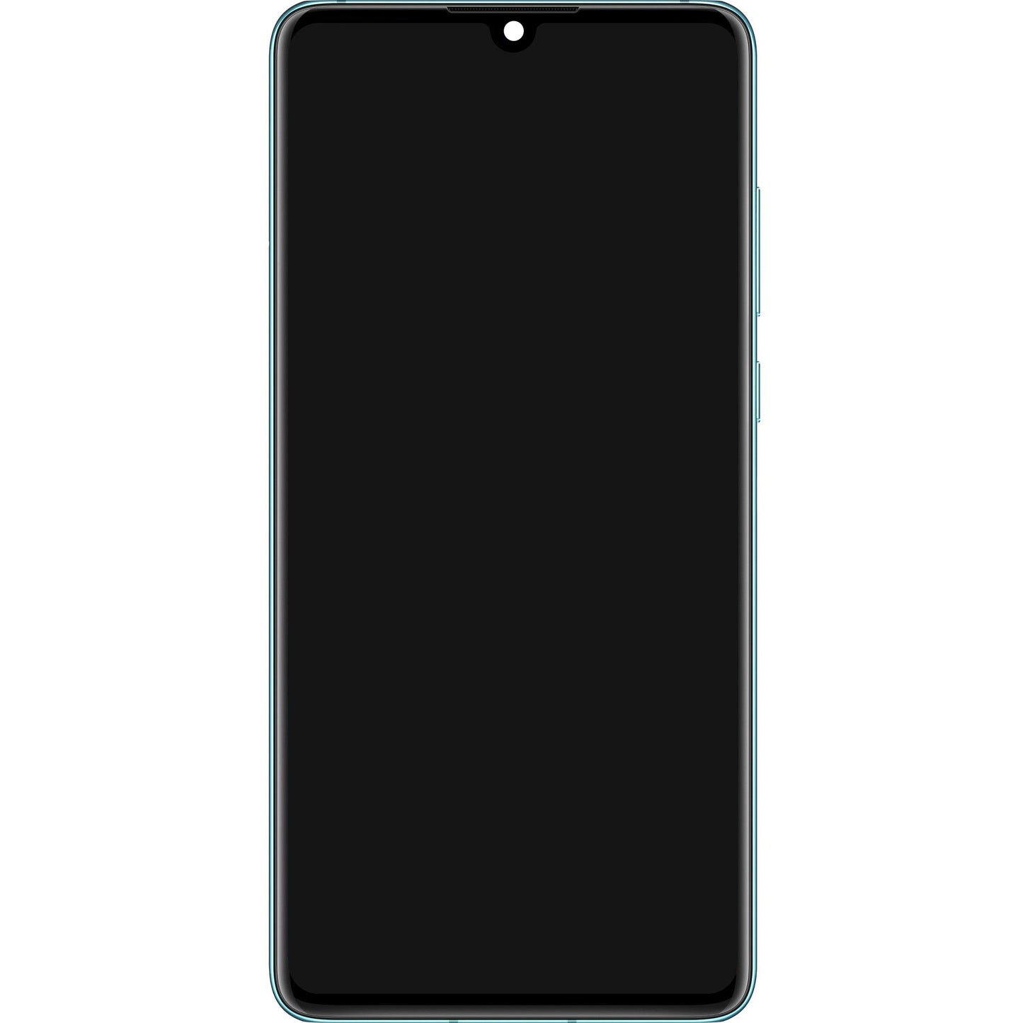 Aanraakscherm Huawei P30, met frame en batterij, blauw (ademend kristal), Service Pack 02354HMF