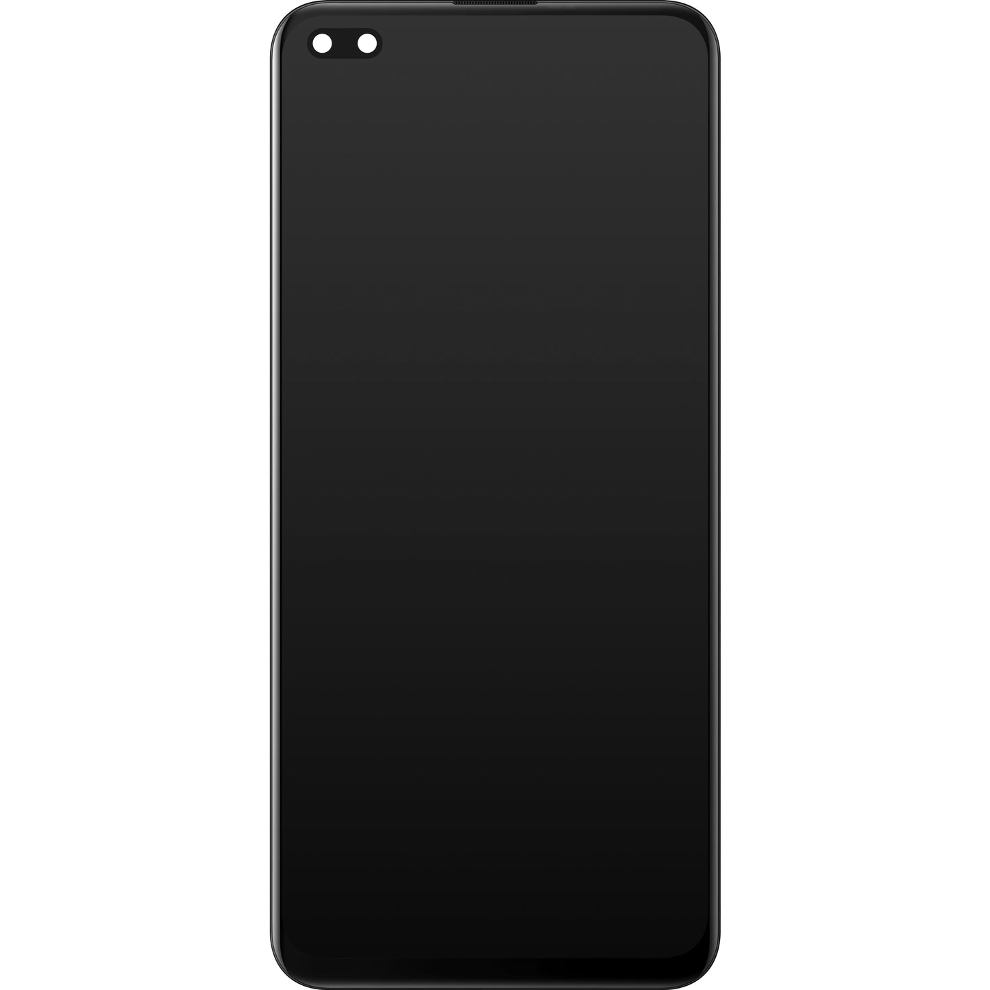 Beeldscherm met touchscreen Oppo Reno4 Z 5G / A92s, met frame, zwart, Service Pack 4904261