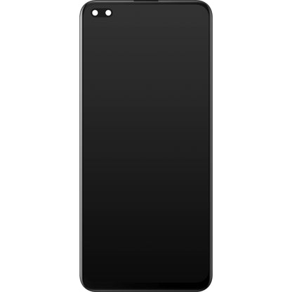 Beeldscherm met touchscreen Oppo Reno4 Z 5G / A92s, met frame, zwart, Service Pack 4904261