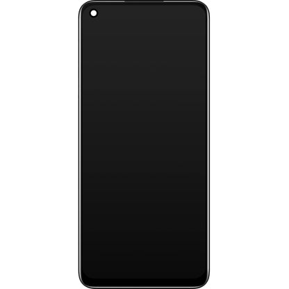 Beeldscherm met aanraakscherm Oppo A74 5G / A54 5G, met frame, zwart, Service Pack 4906219