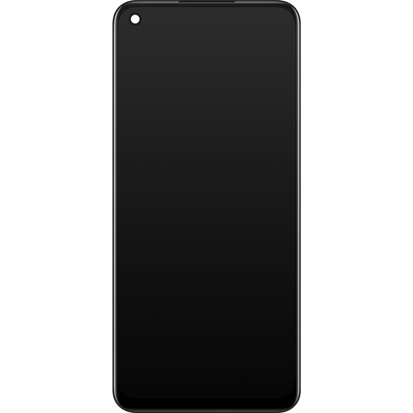 Beeldscherm met aanraakscherm Oppo A92 / A72, met frame, zwart, Service Pack 4904026