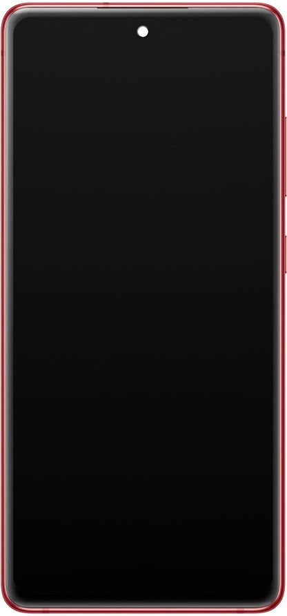 Touchscreen scherm Samsung Galaxy S20 FE G780, met frame, rood, Service Pack GH82-24219E