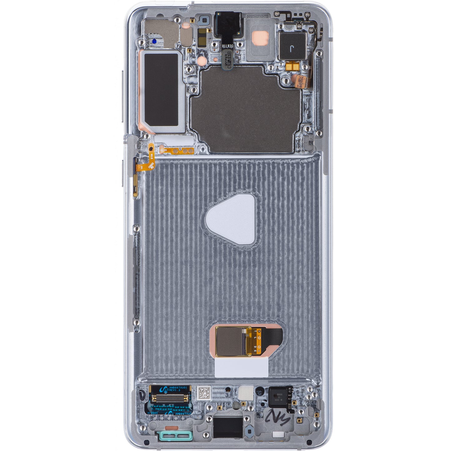 Samsung Galaxy S21+ 5G G996 Touchscreen Display, with Frame, Silver, Service Pack GH82-24554C