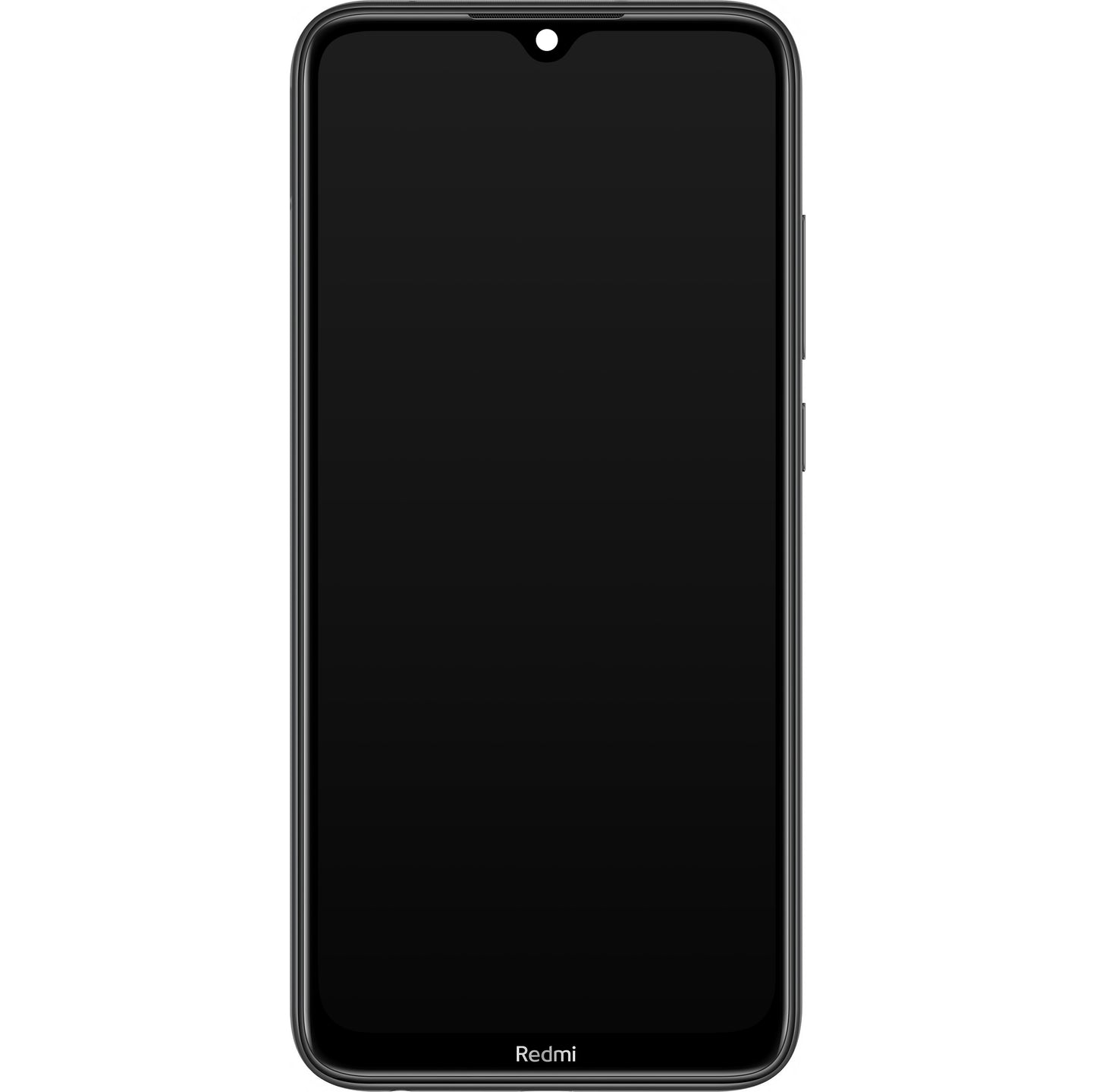 Display met Touchscreen Xiaomi Redmi Note 8T, met Frame, Zwart, Service Pack 5600040C3X00