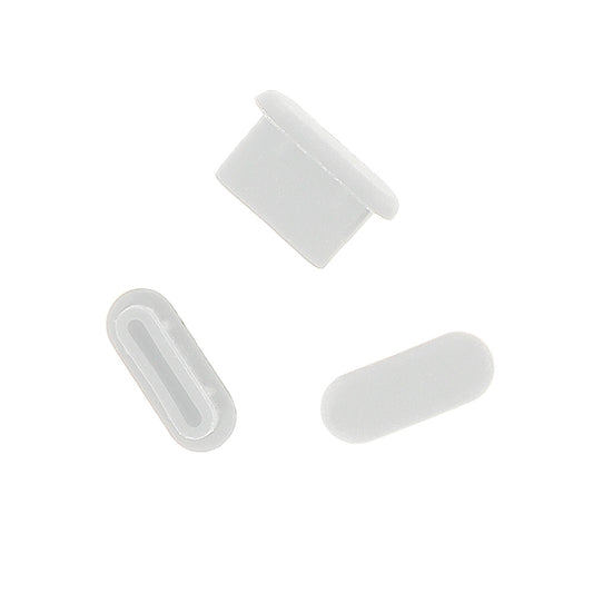OEM Anti-Stofplug Telefoonpoort, USB-C, Set van 10 stuks, Wit
