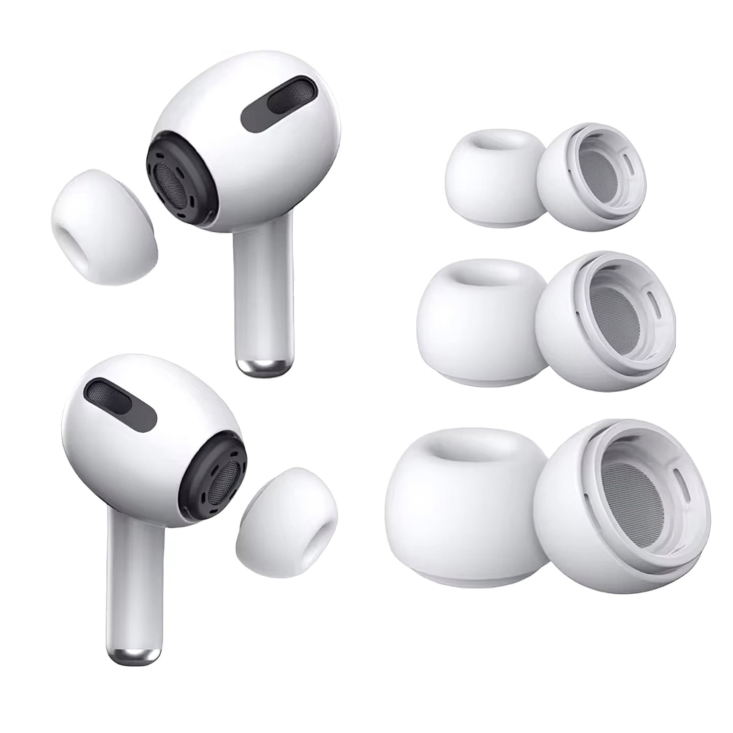 Tech-Protect oordopjes voor Apple AirPods Pro 2/Pro, maat S/M/L