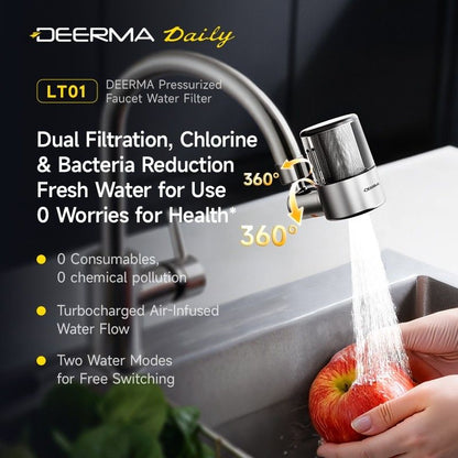 Waterfilter voor Kraan Deerma LT01, Zilver