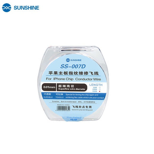 Koperdraad Sunshine SS-007D, 0,01 mm, 150 m
