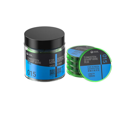 Wolfraamdraad 2UUL WS-015, 0,015 mm, 100 m, Set van 5 stuks