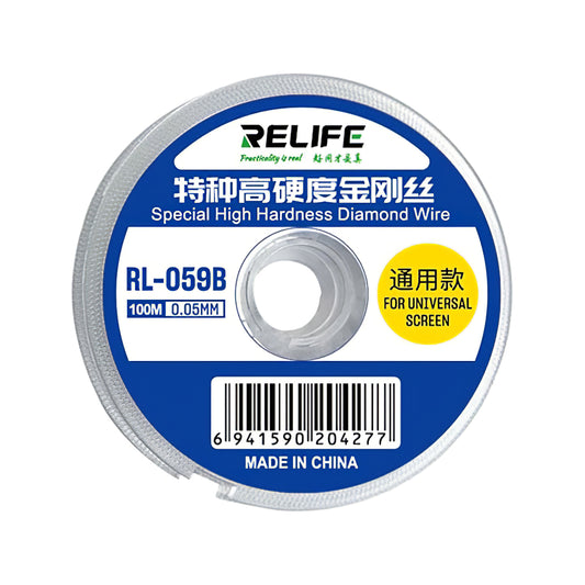 Molybdeen Draad Relife RL-059B, 0.05mm, 100m