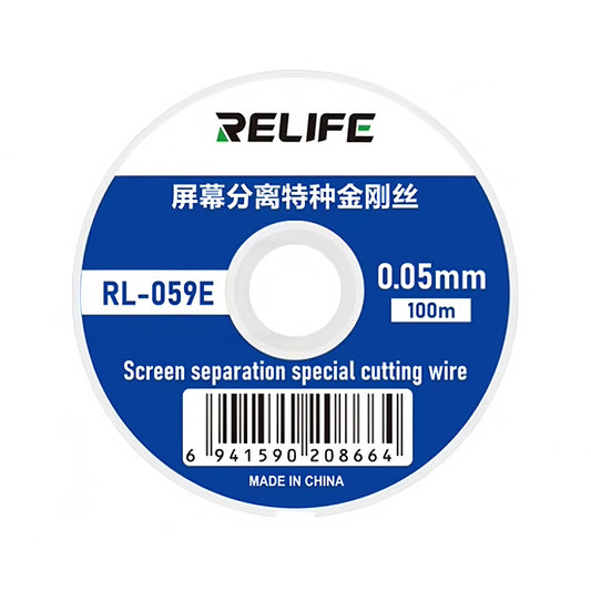 Molybdeendraad Relife RL-059E, 0,05 mm, 100 m