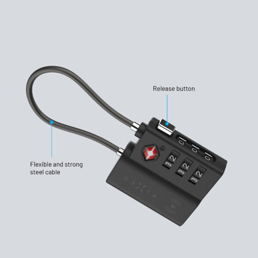 Fixed SmartTag Travel voor iOS Series, Zwart