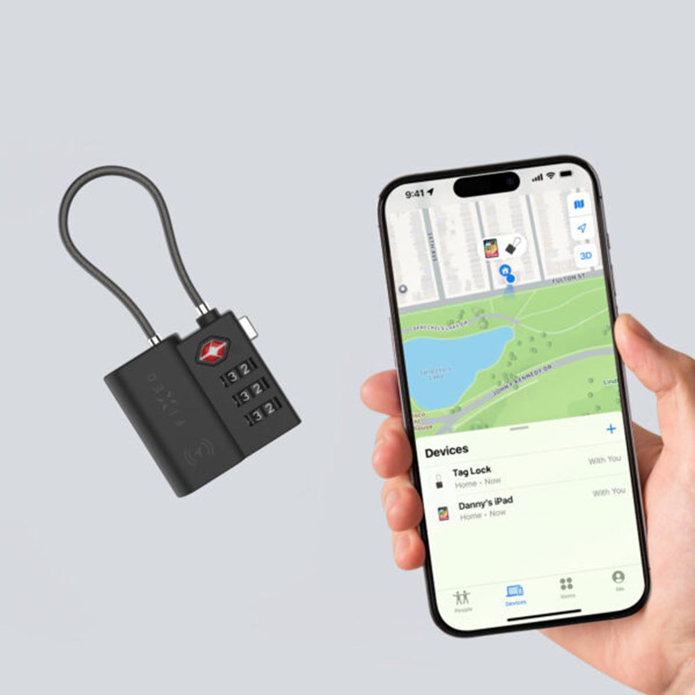 Fixed SmartTag Travel voor iOS Series, Zwart