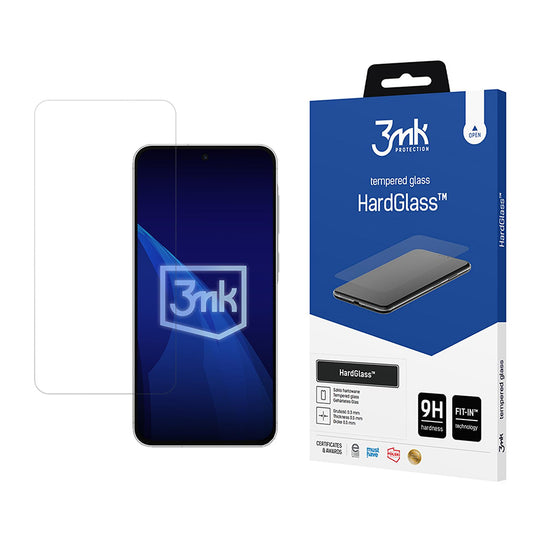 3MK HardGlass schermbeschermfolie voor Samsung Galaxy A57 5G, gehard glas, volledige lijmlaag