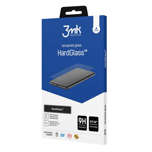 3MK HardGlass schermbeschermfolie voor Samsung Galaxy A57 5G, gehard glas, volledige lijmlaag