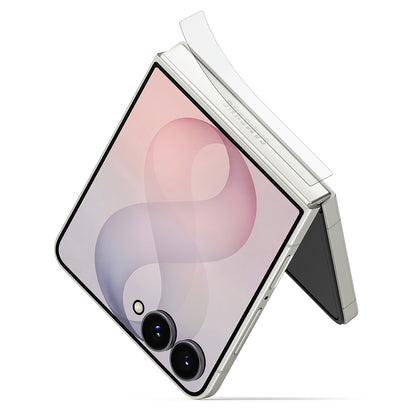 Beschermfolie Ringke Dual Easy scharnier voor Samsung Galaxy Z Flip8 F776, plastic, set van 2 stuks