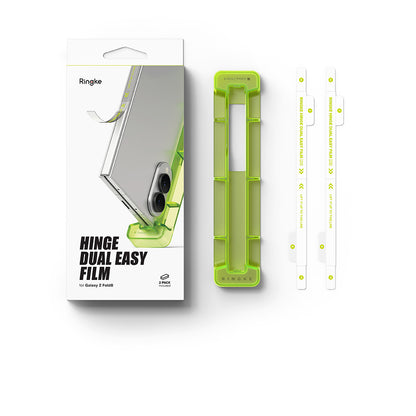 Beschermfolie Ringke Dual Easy Scharnier voor Samsung Galaxy Z Fold8 F971, Plastic, Set van 2 stuks