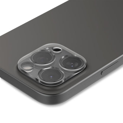 Spigen Optik Camera Beschermende Film Achterzijde voor Apple iPhone 15 Pro Max / 15 Pro, Glasbeschermd, Volledig Gelijmd, Set 2 stuks, Transparant