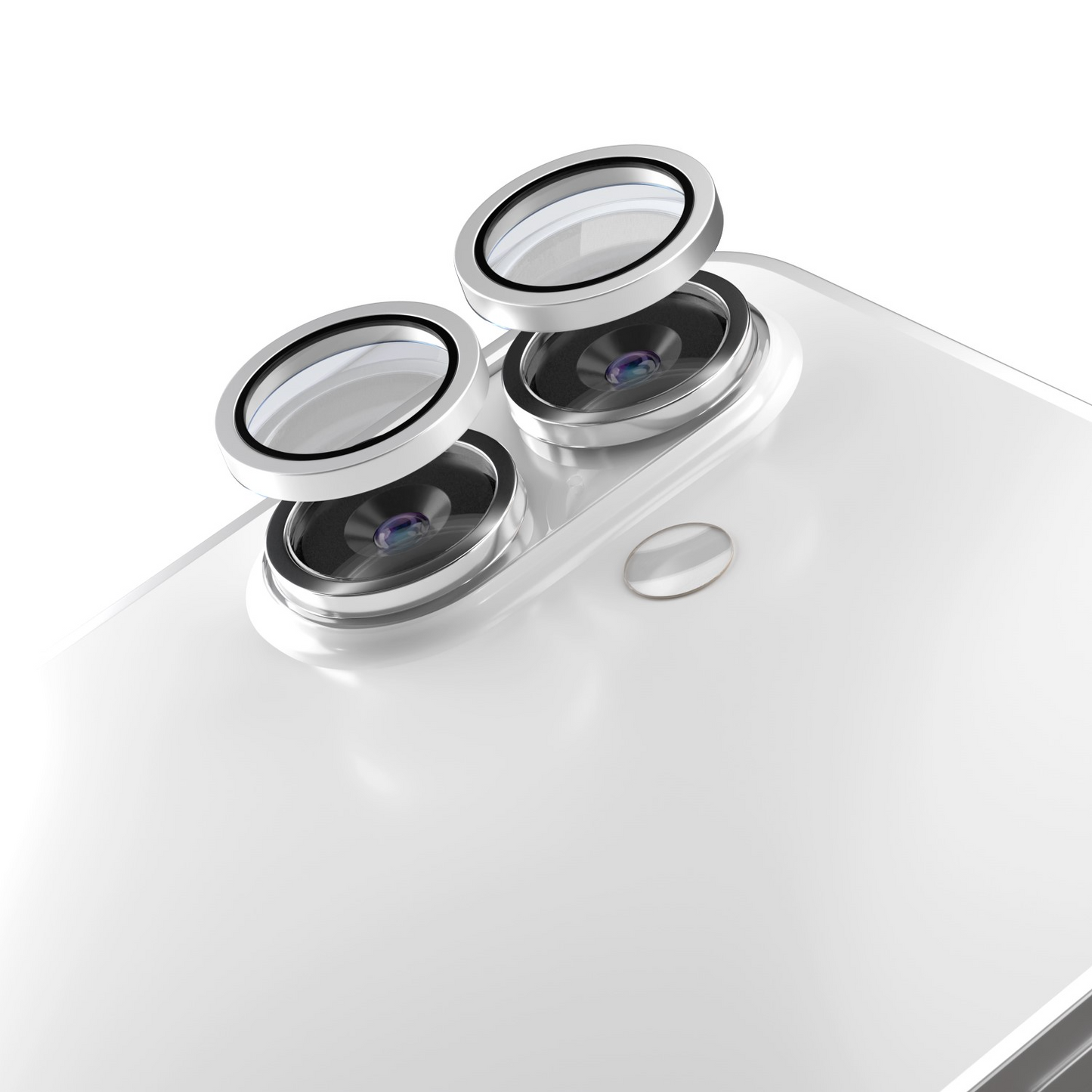 Achtercamera Beschermfolie Etteri voor Apple iPhone 17, Gehard Glas, Wit