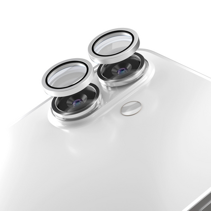 Achtercamera Beschermfolie Etteri voor Apple iPhone 17, Gehard Glas, Wit