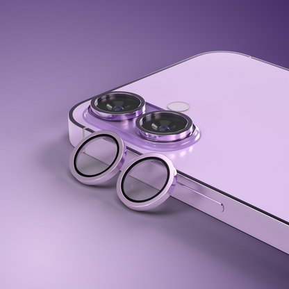Achtercamera Beschermfolie Etteri voor Apple iPhone 17, Gehard Glas, Paars